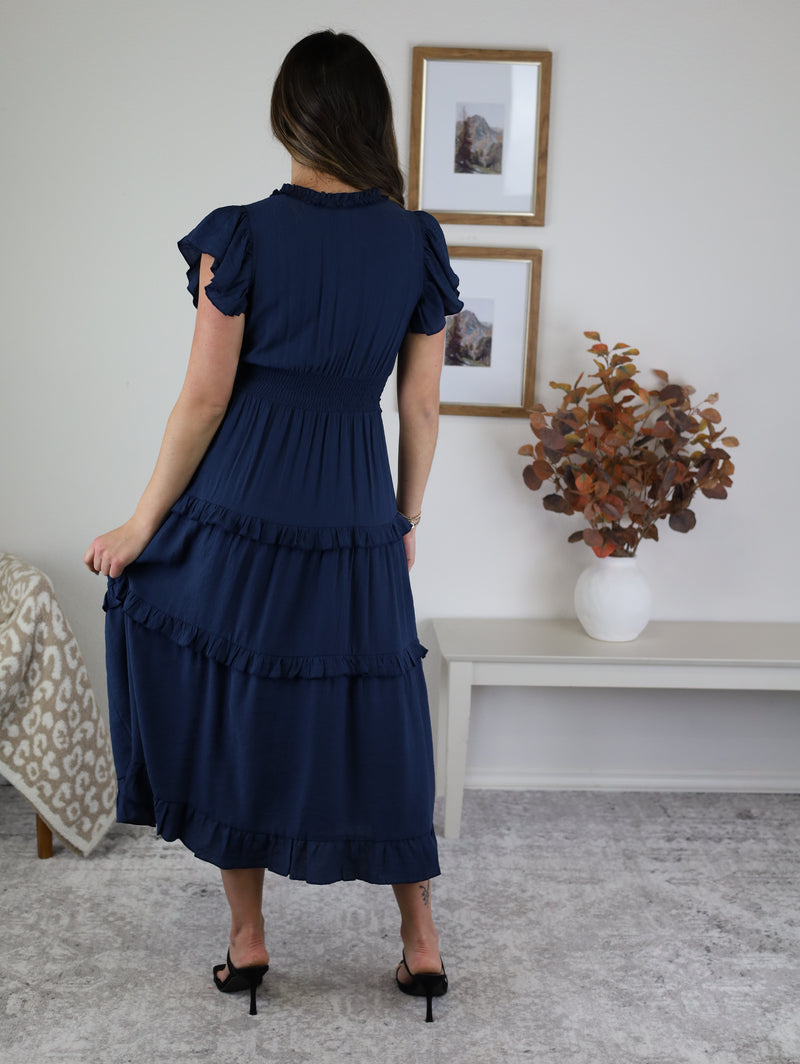 Mad About You Midi Dress - Navy