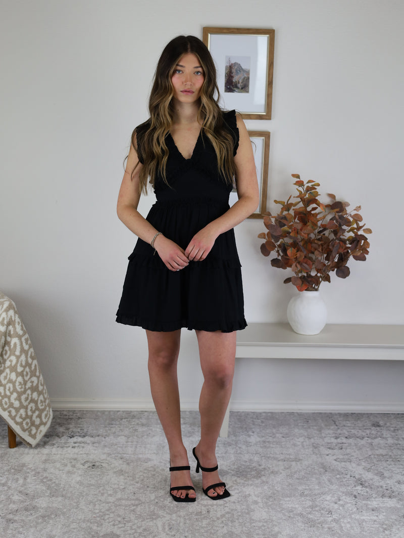 Lyla Mini Dress - Black