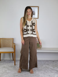 Margaret Floral Vest - Final Sale