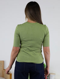 Crew Short Sleeve Top - Matcha