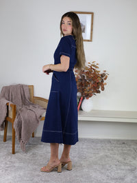Dani Denim Delight Midi Dress