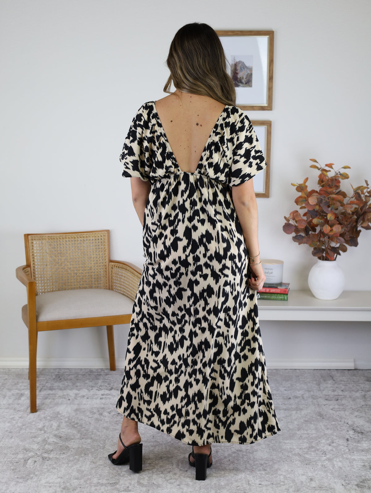 Ginger Animal Print Maxi Dress