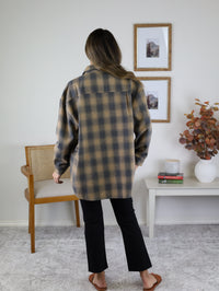 Oscar Mixed Plaid Shacket