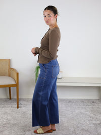 Brady High Rise Wide Leg Denim