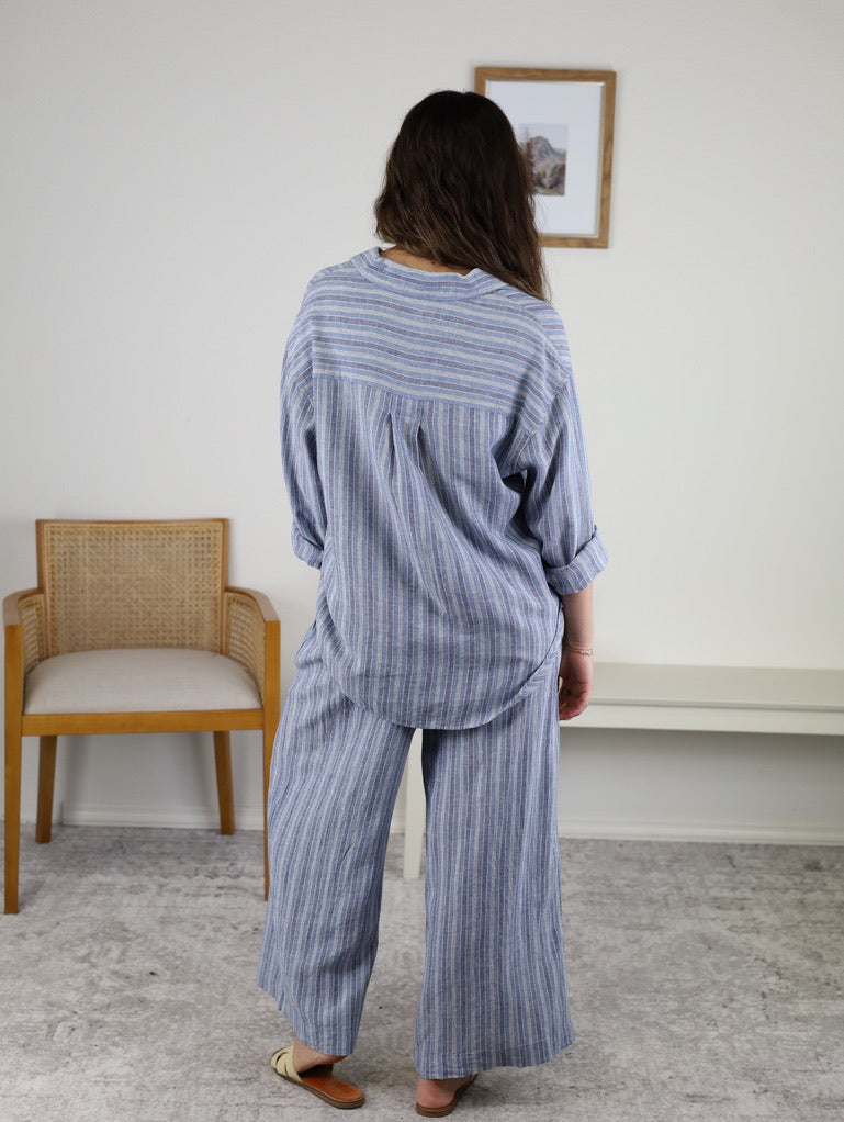 Z Supply - The Perfect Striped Pant - Indigo