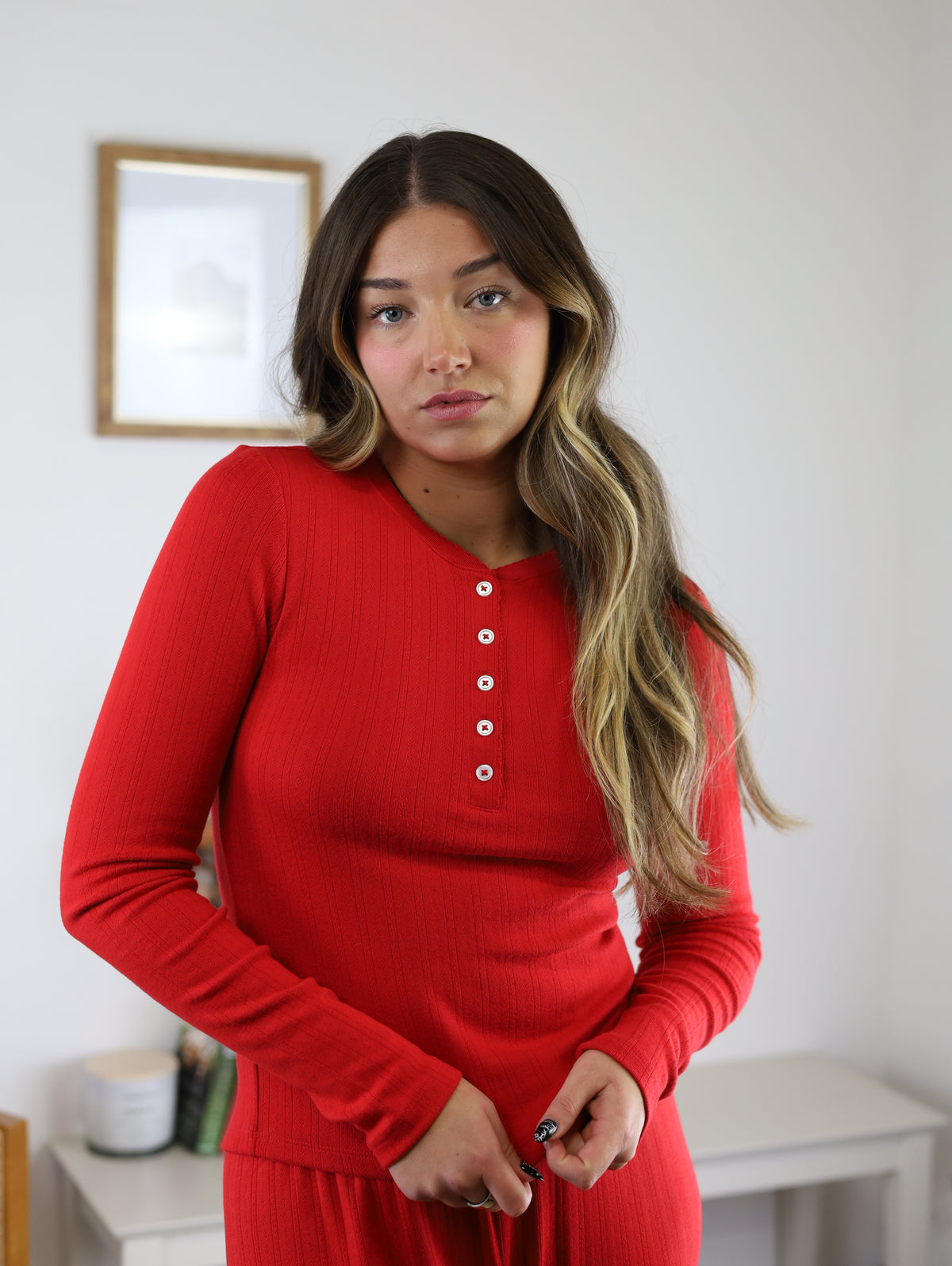 Z Supply - Holly Pointelle LS Top