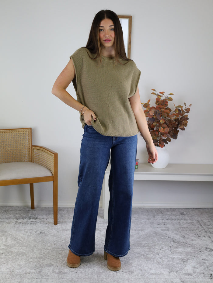 Gemma Exposed Seam Sweater