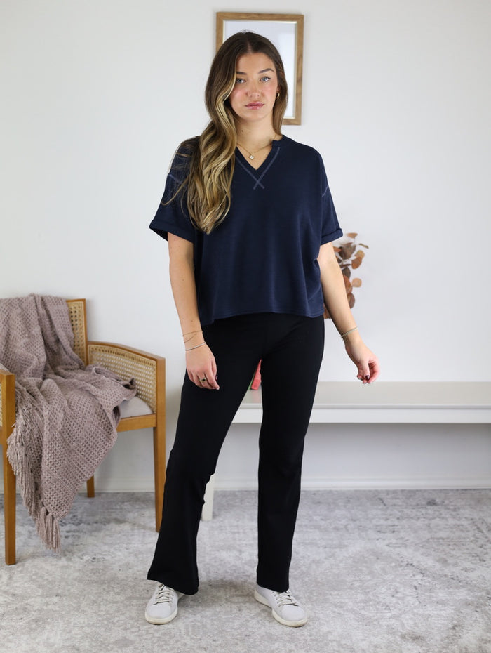 Deliah Short Sleeve Top