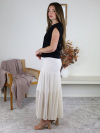 Ellie 3 Tier Maxi Skirt