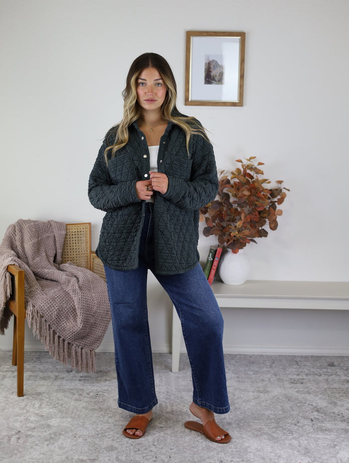 Ray Textured Shacket