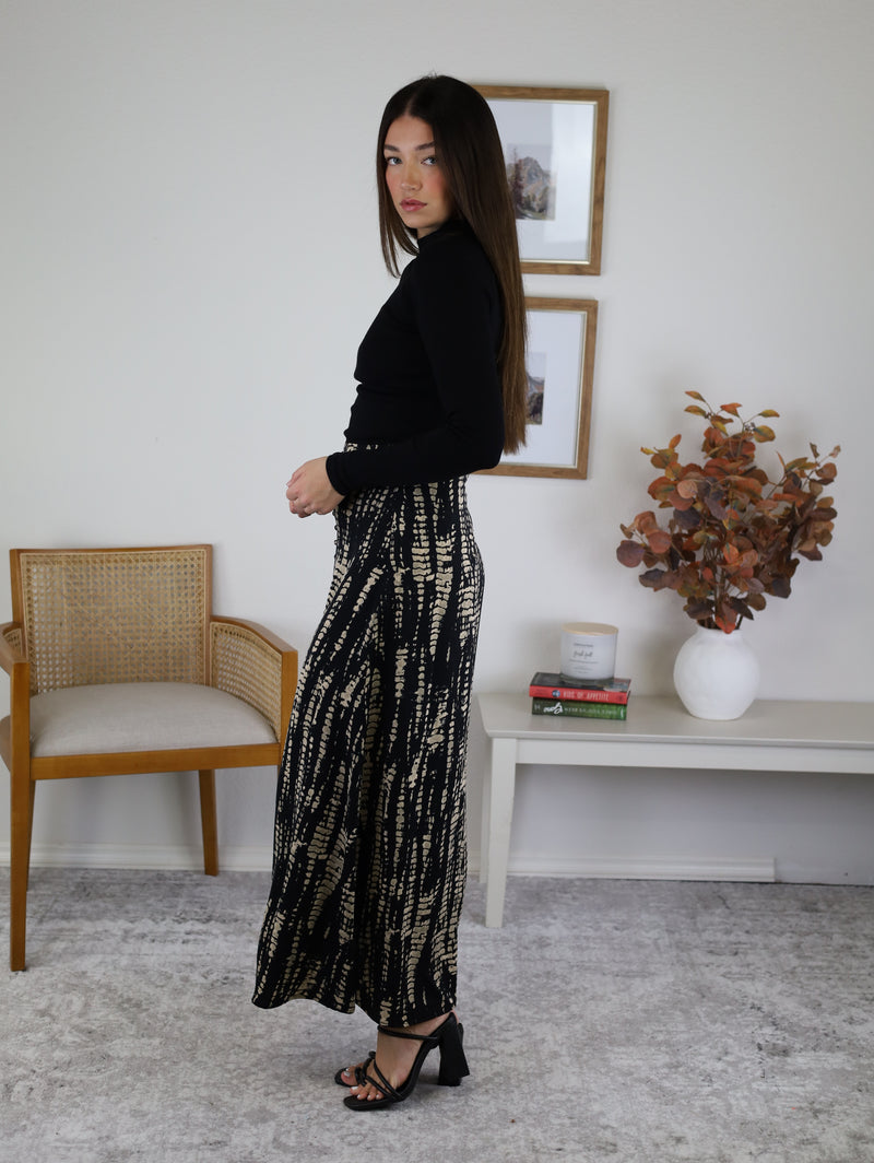 Hillside Multi Pattern Maxi Skirt