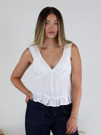 Harlow Lace Trim Cami