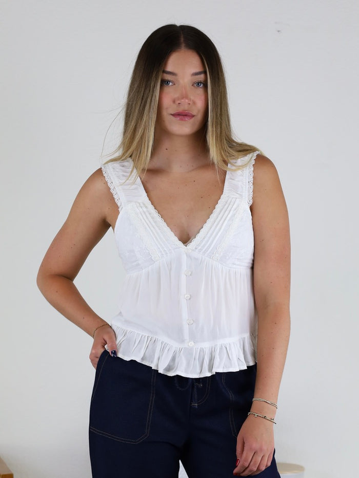 Harlow Lace Trim Cami