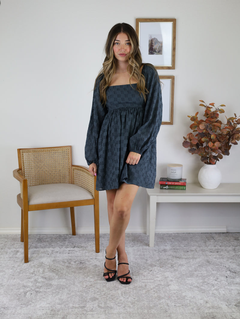 Jersey Textured Mini Dress