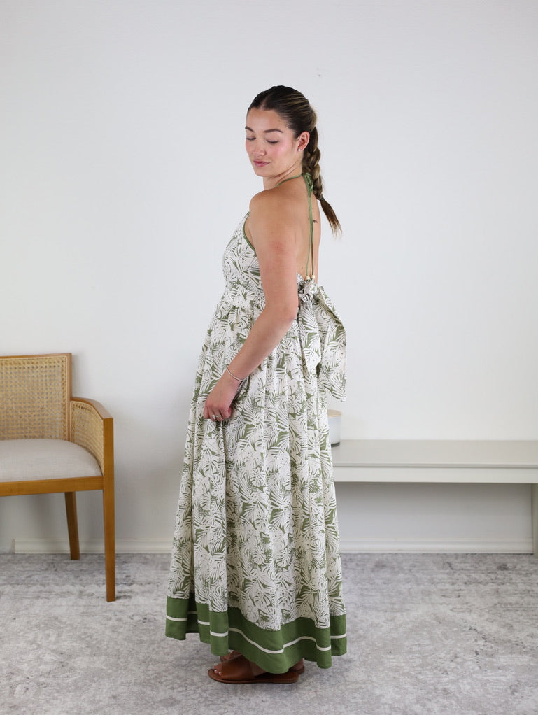 Kyle Resort Print Maxi Dress