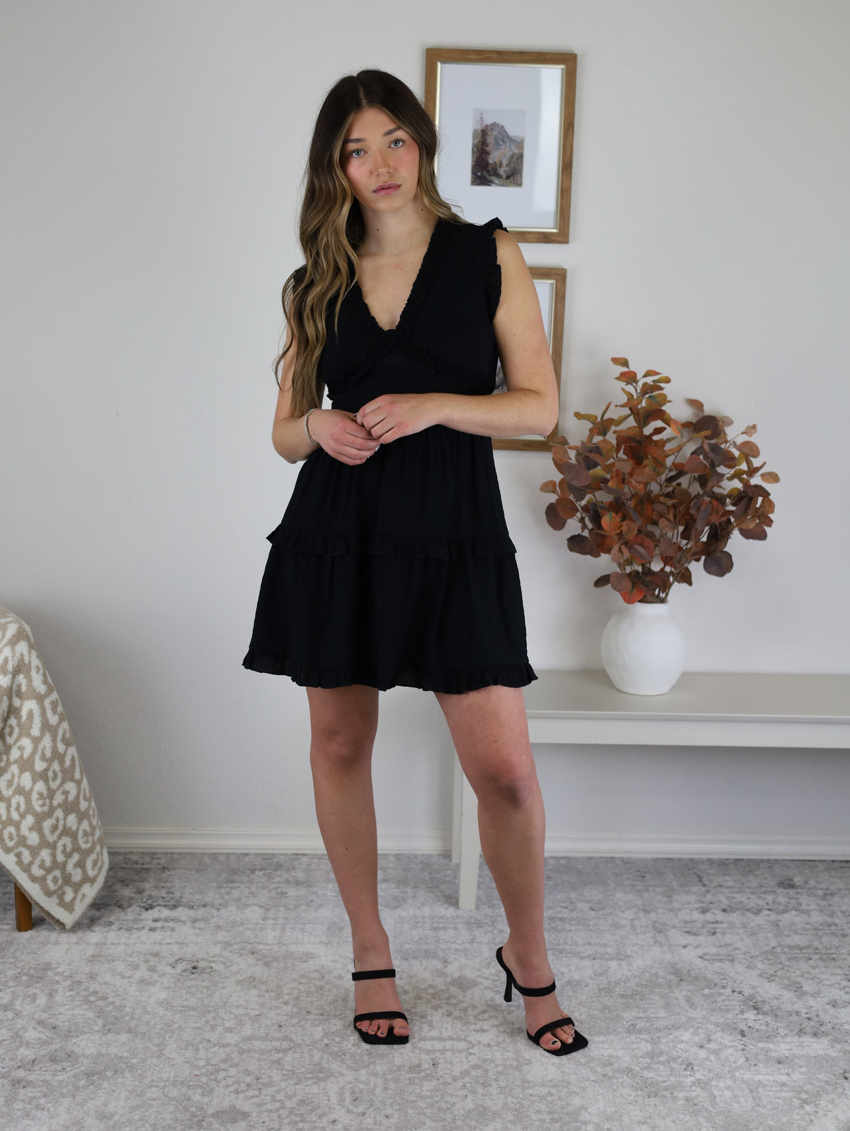 Lyla Mini Dress - Black