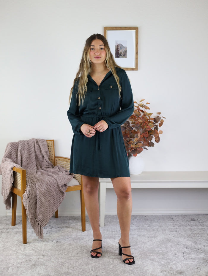 Robin Flap Pocket Mini Dress