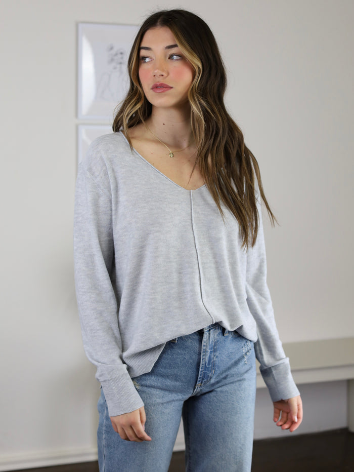 The Classic Lightweight Sweater - Pewter