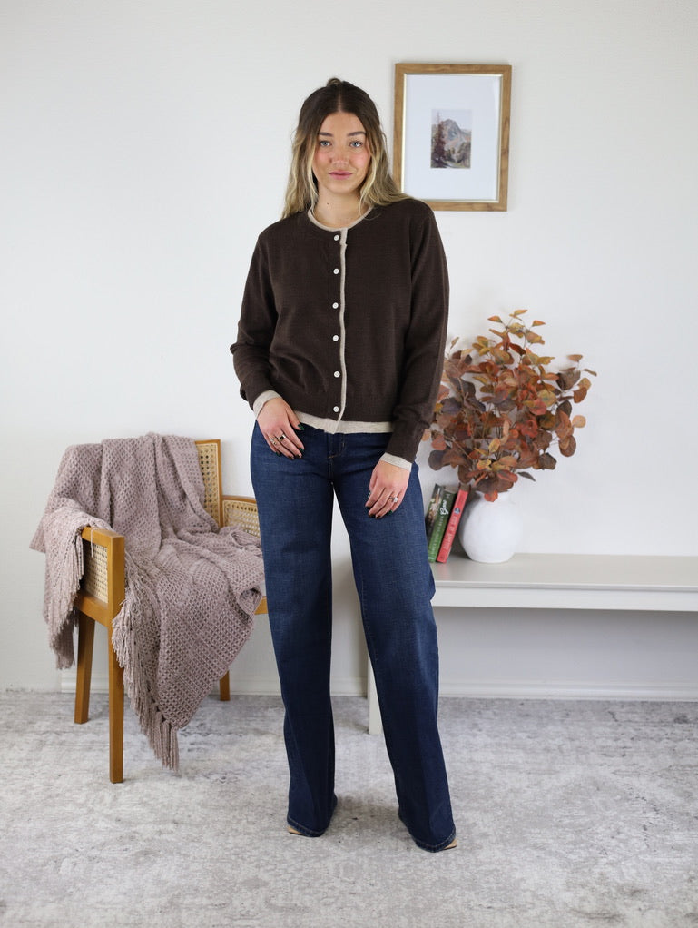 Billie Two Tone Cardigan