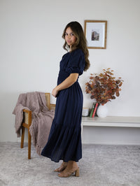 Midnight Garden Midi Dress