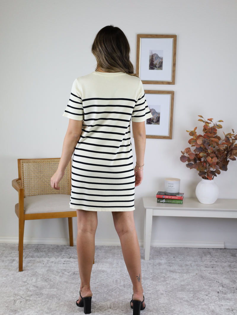 Passion Striped Knit Dress