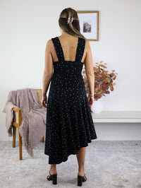 Liza Polka Dot Midi Dress