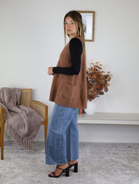 Stagecoach Oversized Sweater Vest - Final Sale