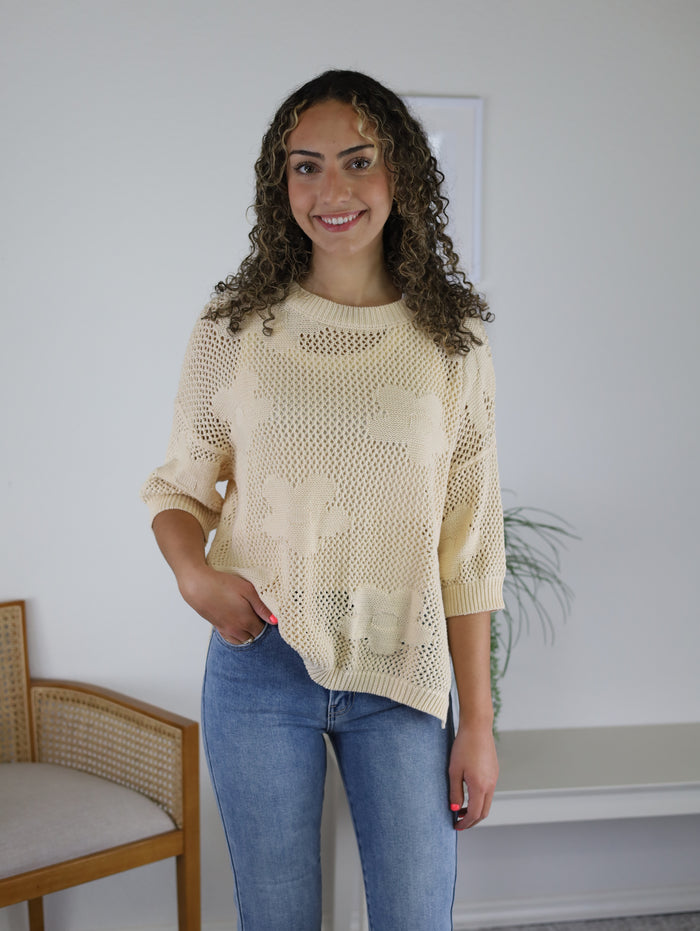 Birdie Crochet Sweater