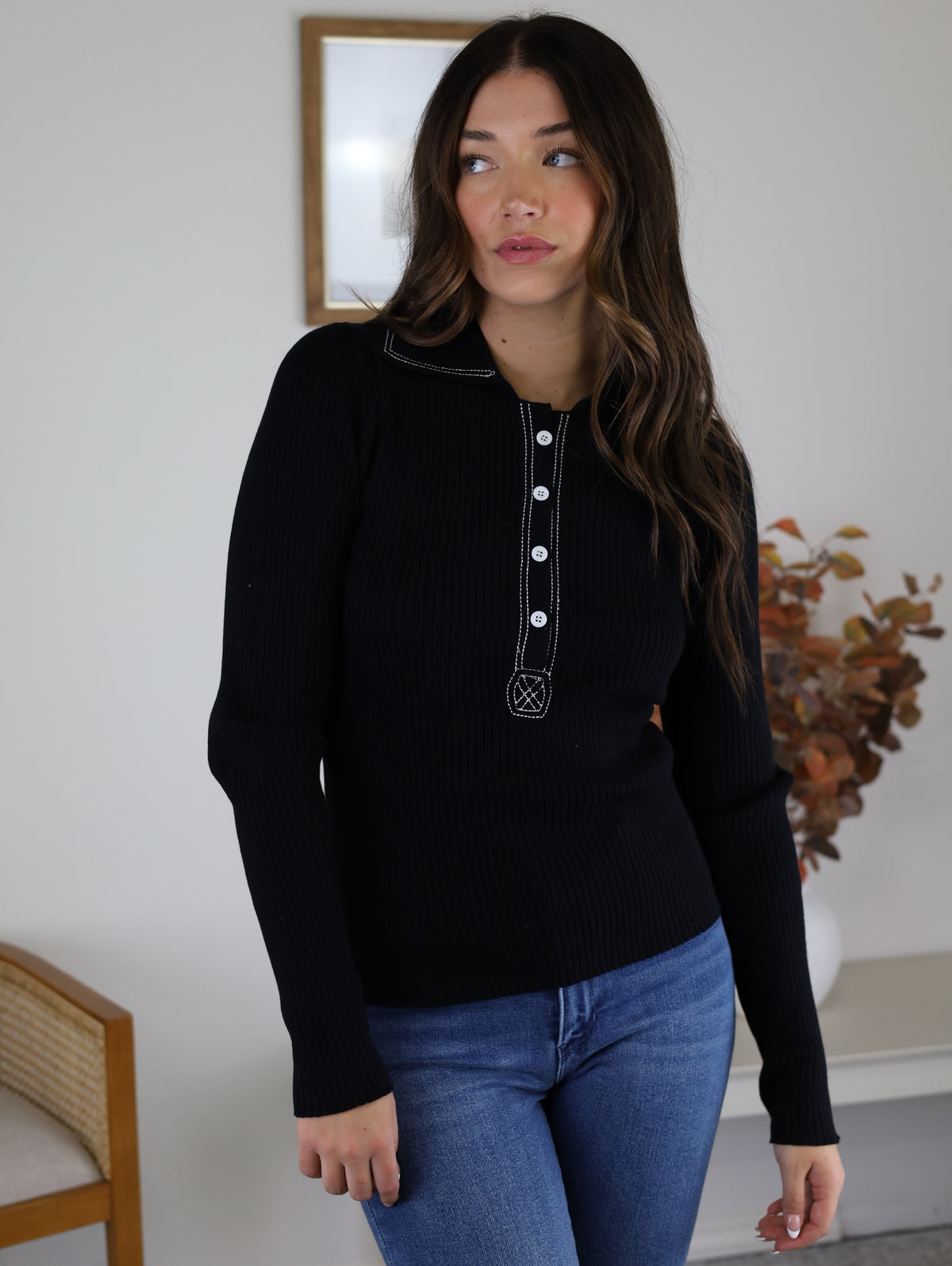 Cynthia Henley Sweater - Black