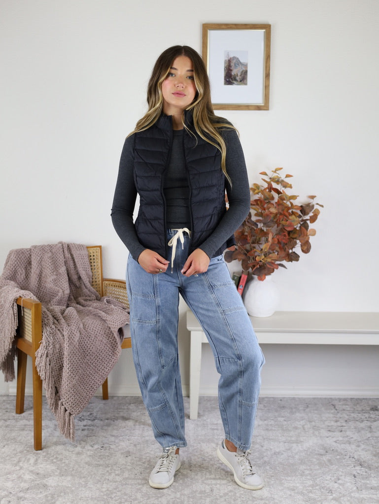 Everly Lightweight Quilted Vest