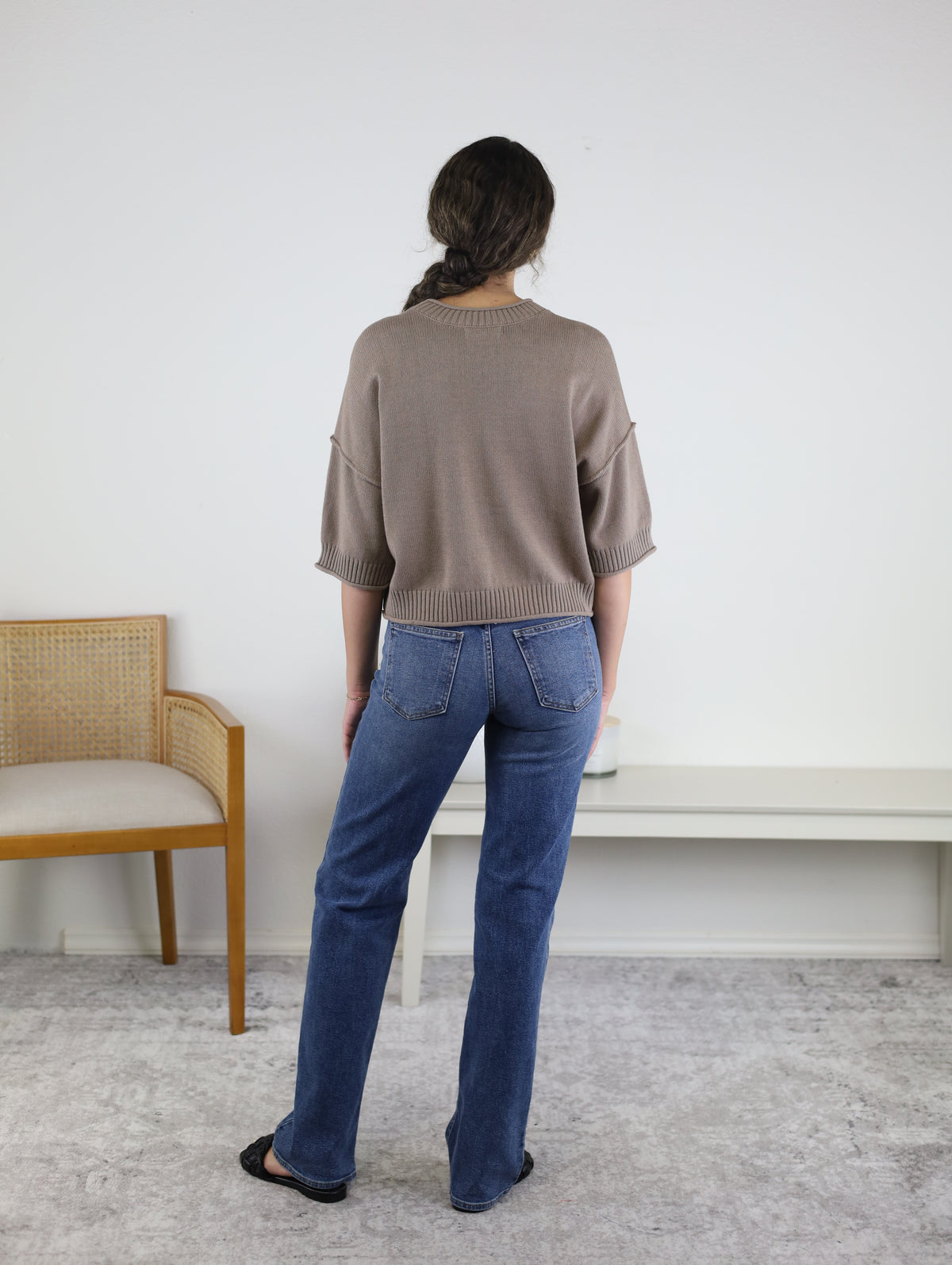 West Raw Edge Sweater
