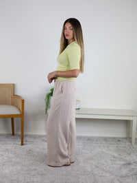 Crew Short Sleeve Top - Acacia