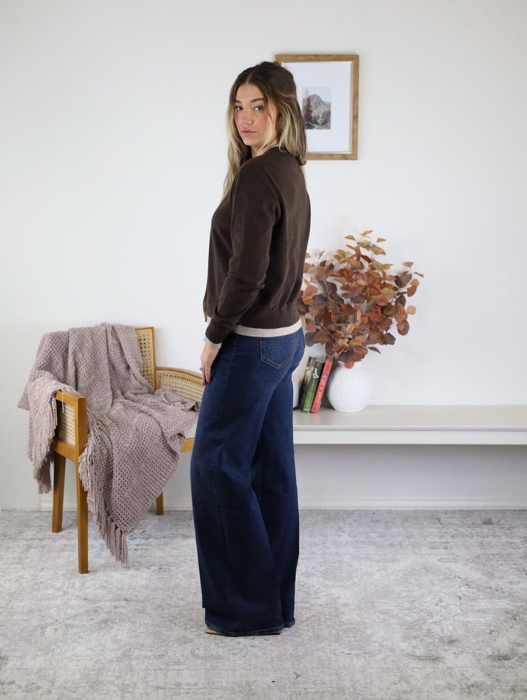 Billie Two Tone Cardigan