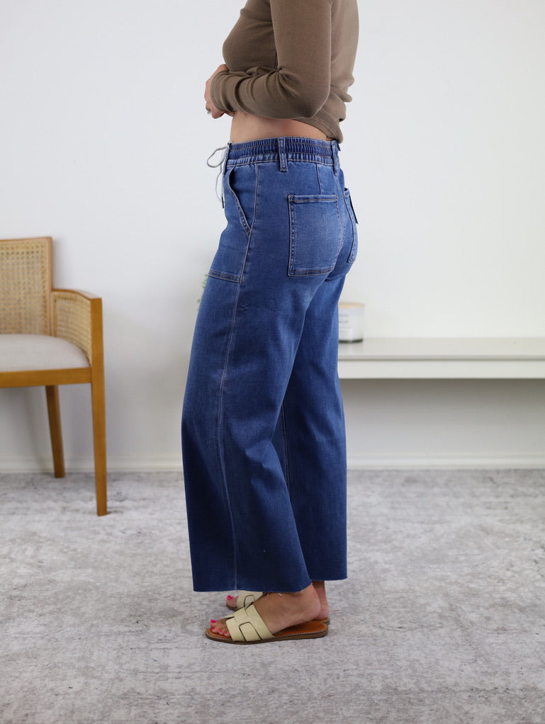 Brady High Rise Wide Leg Denim
