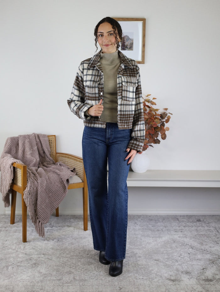 Sasha Plaid Jacket