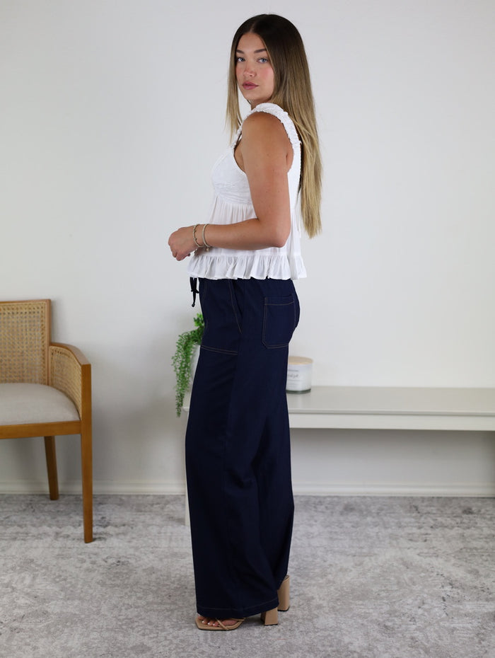 Stella Knit Wide Leg Pant