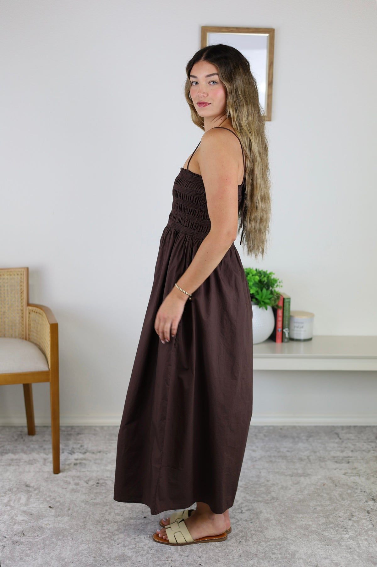 Cornelia Poplin Maxi Dress