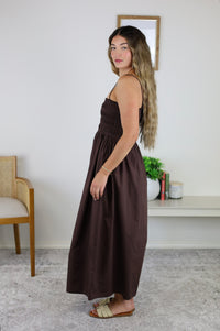 Cornelia Poplin Maxi Dress