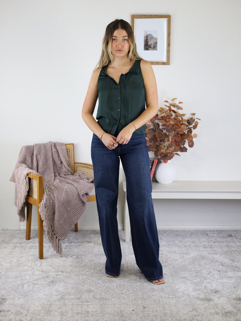 Mable Button Front Tank Top