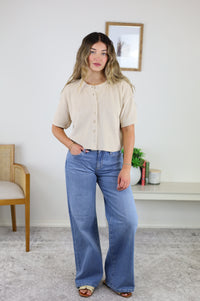 Rossi Textured Knit Top