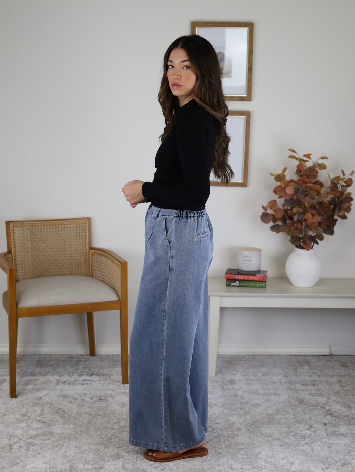 Tencel Denim Trouser Pant