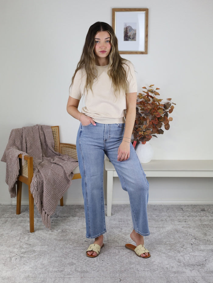 Bella Short Sleeve Sweater