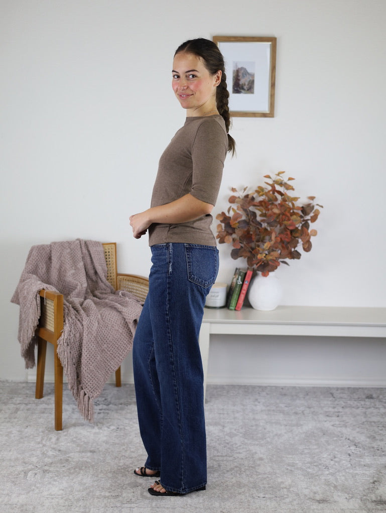 Crew Short Sleeve Basic Top