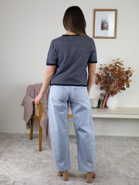 Beth Slight Barrel Straight Jean
