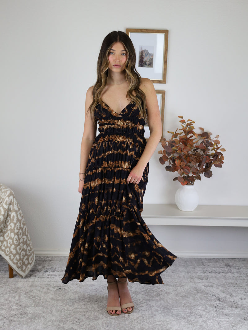 Java Tie Dye Maxi Dress