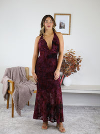 Take Me Away Halter Maxi Dress