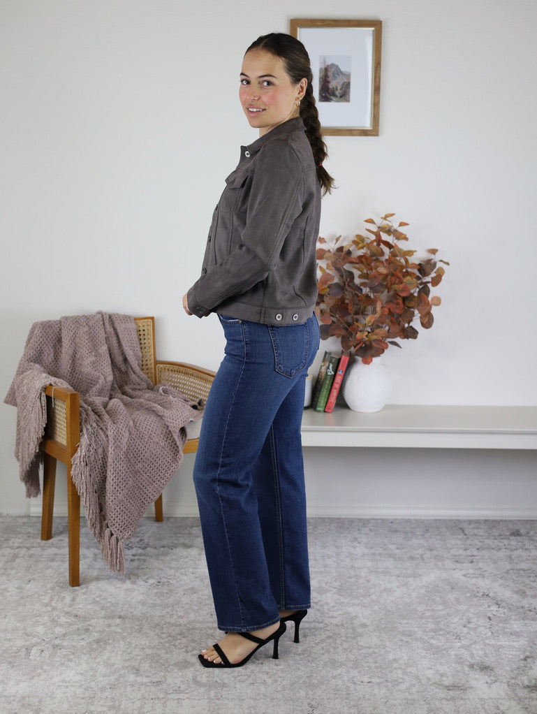 Lori Faux Suede Jacket