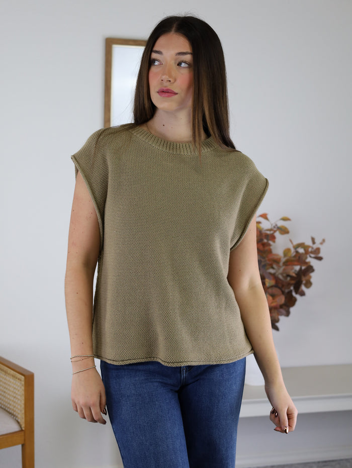 Gemma Exposed Seam Sweater