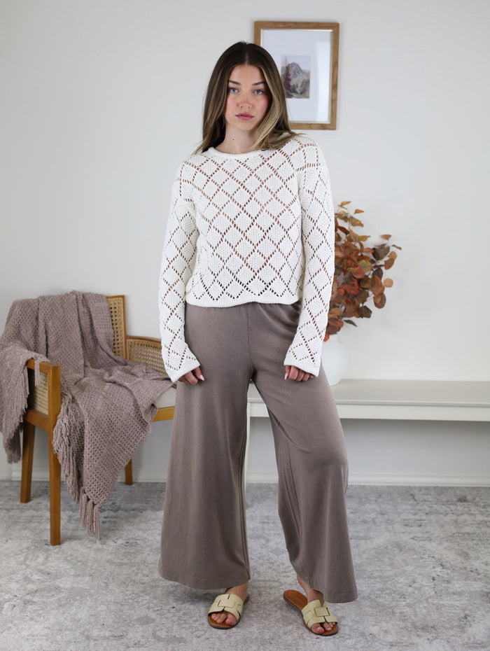 Z Supply - Hullen Crochet Sweater