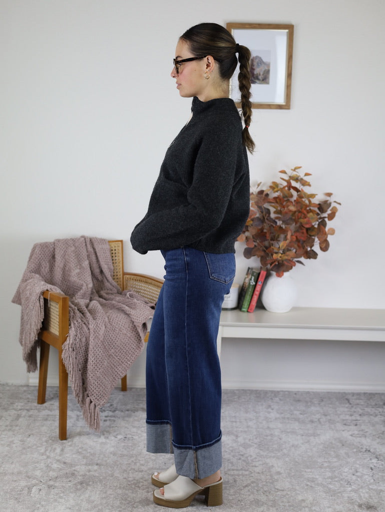 London Zip Up Sweater Jacket